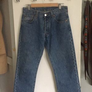 Vintage High waisted Levi's 501 with button fly